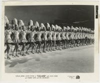 1h445 ICELAND 8.25x10 still 1942 great images of many chorus girls & guys lined up on ice skates!