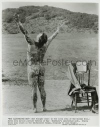 1h448 ILLUSTRATED MAN 7.5x9.75 still 1969 Ray Bradbury, naked tattooed Rod Steiger outdoors!