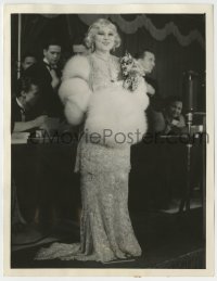 1h449 I'M NO ANGEL 6.5x8.5 news photo 1933 Mae West arrives at the massive premiere of her movie!