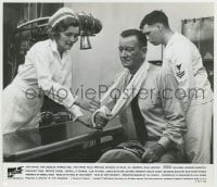 1h450 IN HARM'S WAY deluxe 8x9.25 still 1965 c/u of nurse putting John Wayne's arm in a sling!