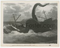 1h461 IT CAME FROM BENEATH THE SEA 8x10.25 still 1955 Ray Harryhausen, monster tentacles on ship!