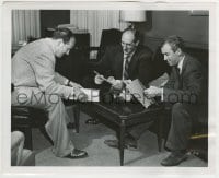 1h481 JAMES STEWART/ANTHONY MANN 8.25x10 still 1954 meeting with producer Aaron Rosenberg!