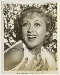 1h491 JOAN BLONDELL 8x10.25 still 1930s great close up of the sexy star smiling really big!