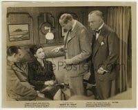 1h890 TERROR BY NIGHT 8x10.25 still 1946 Basil Rathbone as Sherlock Holmes & Bruce watch woman!