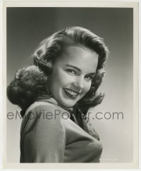 1h893 TERRY MOORE 8.25x10 still 1948 sexy smiling portrait by Ned Scott, The Return of October!