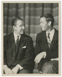 1h932 TONIGHT SHOW TV 7x9 still 1962 Johnny Carson & Ed McMahon before the show's first episode!