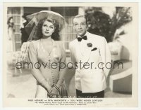 1h995 YOU WERE NEVER LOVELIER 8x10.25 still 1942 great c/u of sexy Rita Hayworth & Fred Astaire!