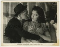 1h997 YOU'RE ONLY YOUNG ONCE 8x10.25 still 1937 c/u of Mickey Rooney grabbing Ann Rutherford!