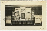1h009 BLACK FRIDAY 3.5x5.25 photo 1940 display w/Karloff & Lugosi, 10 murders by a man w/2 brains!
