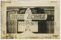 1h017 HELL'S ANGELS 3.5x5.25 photo R1940 theater display, London bombed, history repeats itself!