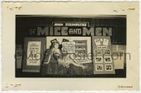 1h021 OF MICE & MEN 3.5x5.25 photo 1940 theater display showing trampy Betty Field, Steinbeck!