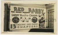 1h023 RED BARRY 2.75x4.5 photo 1938 cool display, Buster Crabbe, 13 cyclonic hair-raising chapters!