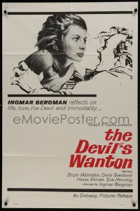 1j272 DEVIL'S WANTON 1sh 1962 Ingmar Bergman's Fangelse, Birger Malmsten