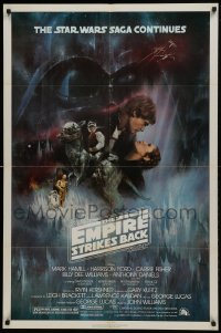 1j306 EMPIRE STRIKES BACK NSS style 1sh 1980 classic Gone With The Wind style art by Roger Kastel!