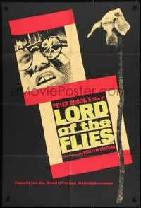 1j002 LORD OF THE FLIES English 1sh 1963 William Golding's classic, Hugh Edwards, rare!