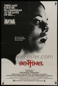 1j020 SENTINEL English 1sh 1977 there must forever be a guardian at the gate from Hell, she was next!