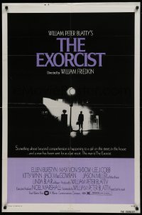 1j319 EXORCIST 1sh 1974 William Friedkin horror classic, William Peter Blatty!