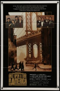 1j635 ONCE UPON A TIME IN AMERICA 1sh 1984 De Niro, James Woods, Sergio Leone, many images!