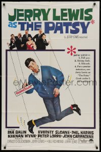 1j658 PATSY 1sh 1964 wacky image of Jerry Lewis hanging from strings like a puppet!