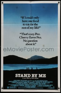 1j819 STAND BY ME 1sh 1986 Phoenix, Feldman, O'Connell, Wheaton, Sutherland, cherry Pez, rated!