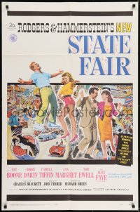 1j828 STATE FAIR 1sh 1962 Pat Boone, Ann-Margret, Rodgers & Hammerstein musical!