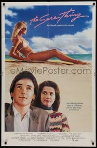 1j860 SURE THING 1sh 1985 John Cusack, Daphne Zuniga, Nicolette Sheridan in bikini!