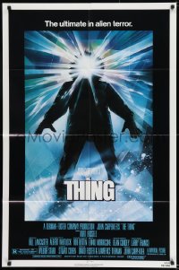 1j895 THING NSS style 1sh 1982 John Carpenter classic sci-fi horror, Struzan, new credit design!