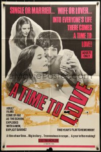1j903 TIME TO LOVE 1sh 1971 single or married, there comes a time to love!
