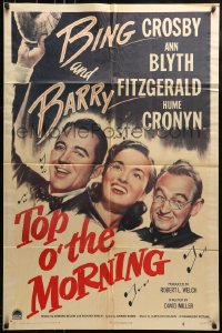 1j908 TOP O' THE MORNING style A 1sh 1949 Bing Crosby & Barry Fitzgerald find the Blarney Stone!
