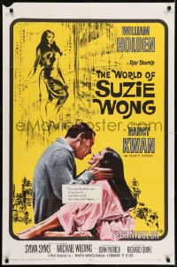 1j987 WORLD OF SUZIE WONG 1sh R1965 William Holden was the first man that Nancy Kwan ever loved!