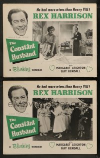 1k841 CONSTANT HUSBAND 2 English LCs 1955 Rex Harrison, Margaret Leighton, Kay Kendall, English!