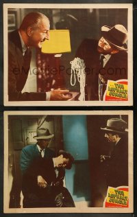 1k801 ASPHALT JUNGLE 2 LCs 1950 Sterling Hayden, Brad Dexter, John Huston, different!