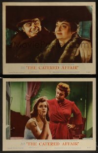1k825 CATERED AFFAIR 2 LCs 1956 Debbie Reynolds, Bette Davis, Ernest Borgnine!