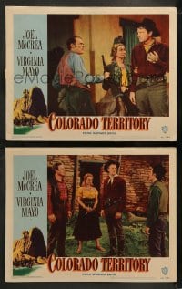 1k840 COLORADO TERRITORY 2 LCs 1949 Virginia Mayo, McCrea is a man with a price on his head!