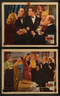 1k844 DANGER - LOVE AT WORK 2 LCs 1937 Ann Sothern, Jack Haley, Edward Everett Horton, Mary Boland