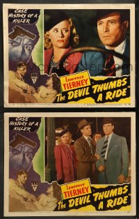 1k857 DEVIL THUMBS A RIDE 2 1947 Lawrence Tierney & Betty Lawford in Felix Feist film noir!