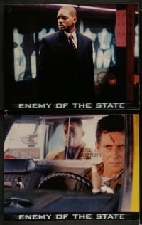 1k015 ENEMY OF THE STATE 10 LCs 1998 images of Will Smith, Gene Hackman, Jon Voight!
