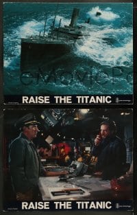 1k004 RAISE THE TITANIC 12 English LCs 1980 tragic ship pulled from the depths of the ocean!
