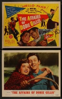 1k028 AFFAIRS OF DOBIE GILLIS 8 LCs 1953 Debbie Reynolds, Bobby Van in title role, Bob Fosse!