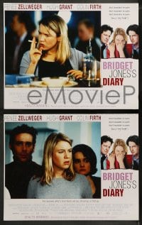 1k070 BRIDGET JONES'S DIARY 8 LCs 2001 Renee Zellweger, Hugh Grant, Colin Firth