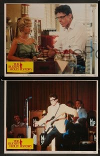 1k074 BUDDY HOLLY STORY 8 LCs 1978 great images of Gary Busey in the title role!