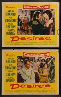 1k393 DESIREE 7 LCs 1954 Marlon Brando, Jean Simmons, Merle Oberon, Michael Rennie!