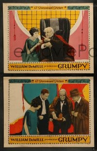 1k534 GRUMPY 5 LCs 1923 Conrad Nagel & May McAvoy, Theodore Roberts in the title role!