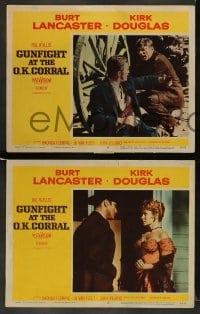 1k620 GUNFIGHT AT THE O.K. CORRAL 4 LCs 1957 Burt Lancaster, Kirk Douglas, directed by John Sturges!