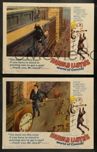 1k154 HAROLD LLOYD'S WORLD OF COMEDY 8 LCs 1962 one of the great comics of all time at his best!
