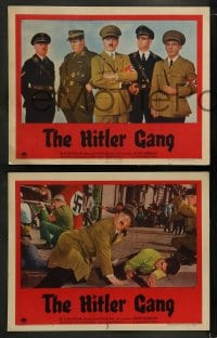 1k162 HITLER GANG 8 LCs 1944 World War II propaganda, Bobby Watson as Adolf Hitler, cool images!