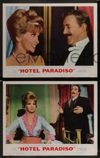 1k166 HOTEL PARADISO 8 LCs 1966 Alec Guinness, Gina Lollobrigida, Robert Morley, English comedy!