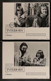 1k174 INTERIORS 8 LCs 1978 Diane Keaton, Mary Beth Hurt, E.G. Marshall, directed by Woody Allen!