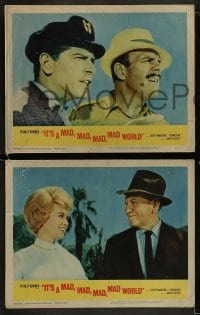 1k473 IT'S A MAD, MAD, MAD, MAD WORLD 6 LCs 1964 Mickey Rooney, Spencer Tracy, many top stars!