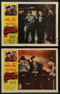 1k415 JAIL BUSTERS 7 LCs 1955 Bowery Boys in jail, wacky Leo Gorcey, Huntz Hall!